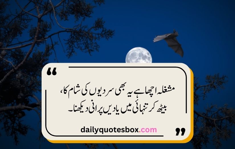 Good night poetry in Urdu