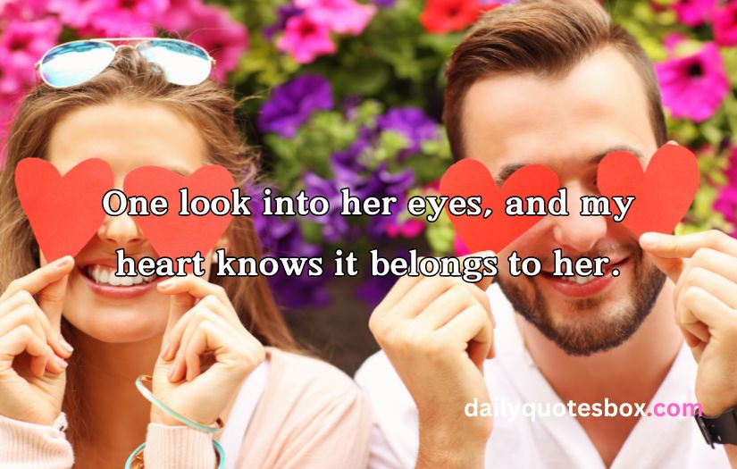 Romantic Quotes on Eyes