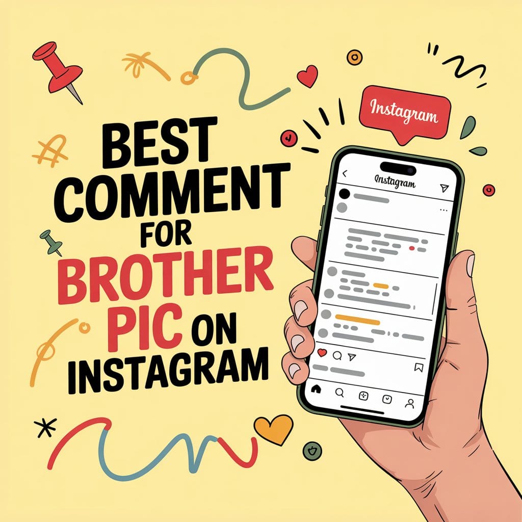 Best comments for brother pic on Instagram