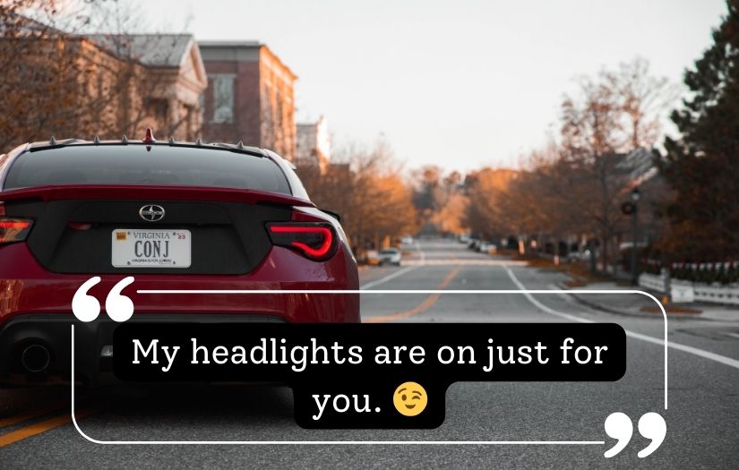 Lightning McQueen Pick Up Lines