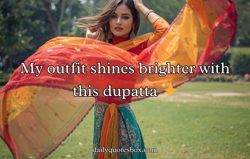 Best Dupatta Captions