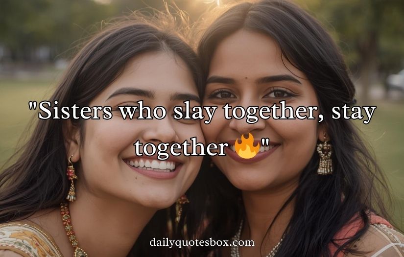 Sister's Caption for Instagram