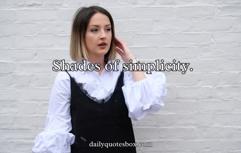 Black And White Instagram Captions