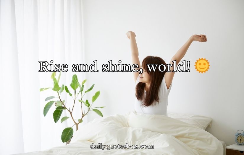 Morning Instagram Captions