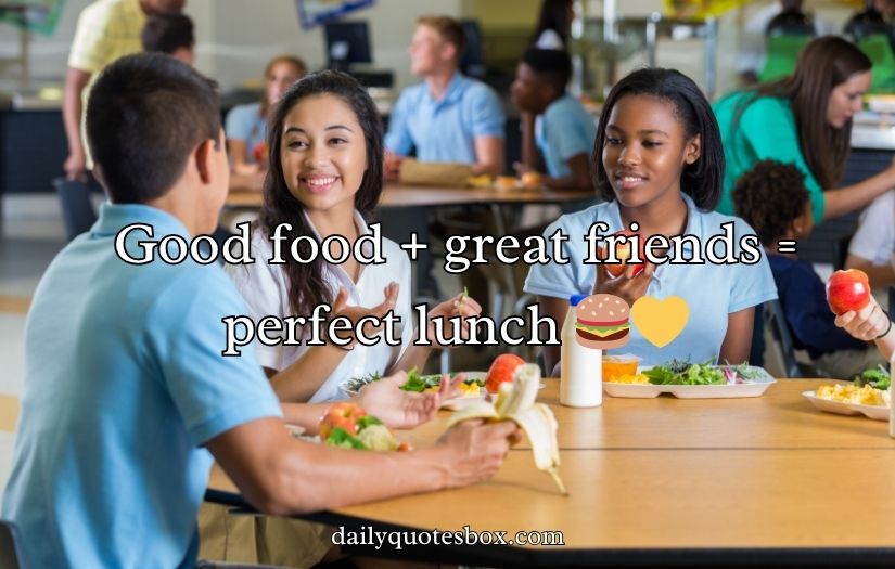 Lunch Captions with Friends