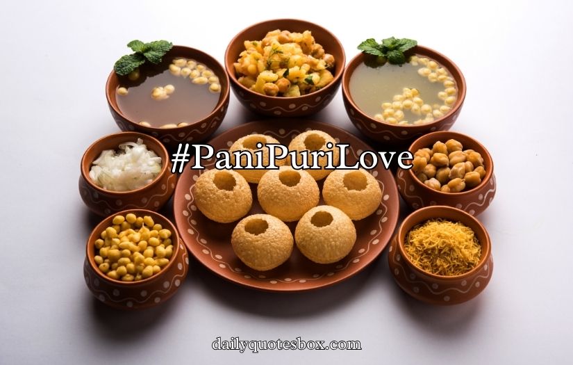 Pani Puri Captions For Instagram