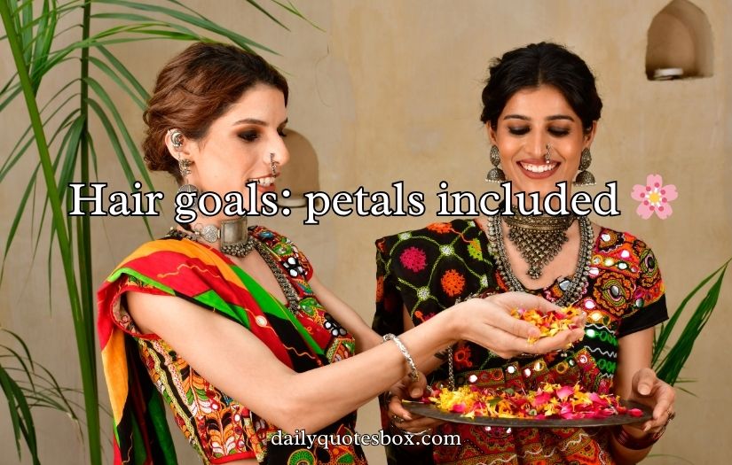 Gajra Captions Instagram