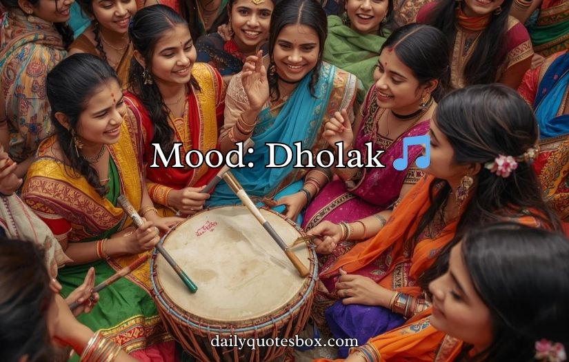 Dholak Caption for Instagram