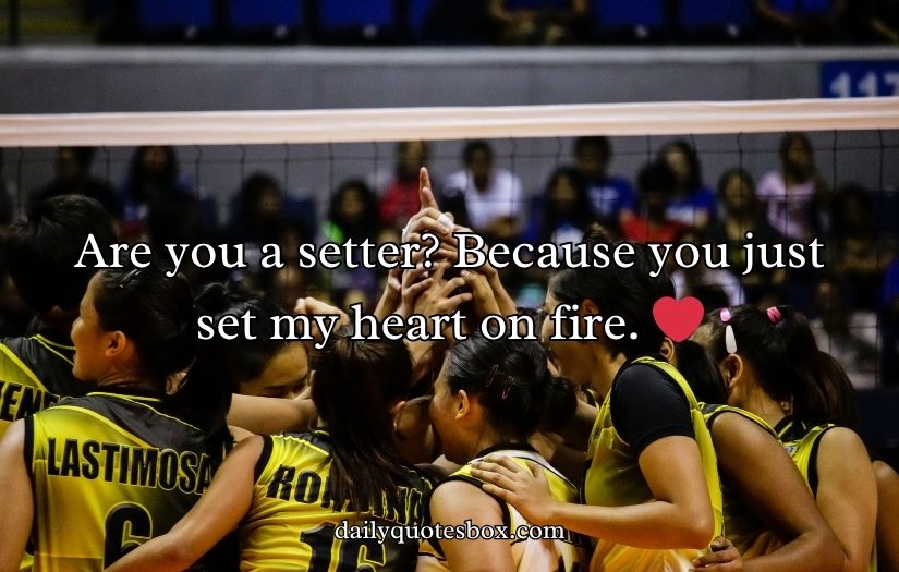 Volleyball Pick Up Lines
