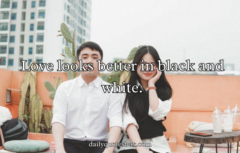 Black And White Instagram Captions