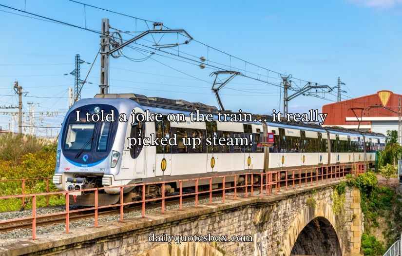 Train Puns and Jokes