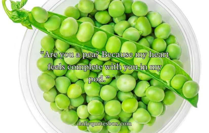 Pea Pickup Lines