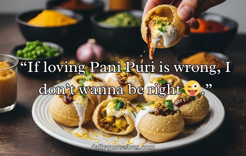 Pani Puri Captions For Instagram