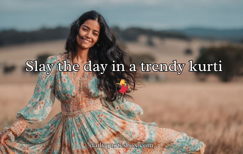 Kurti Captions for Instagram
