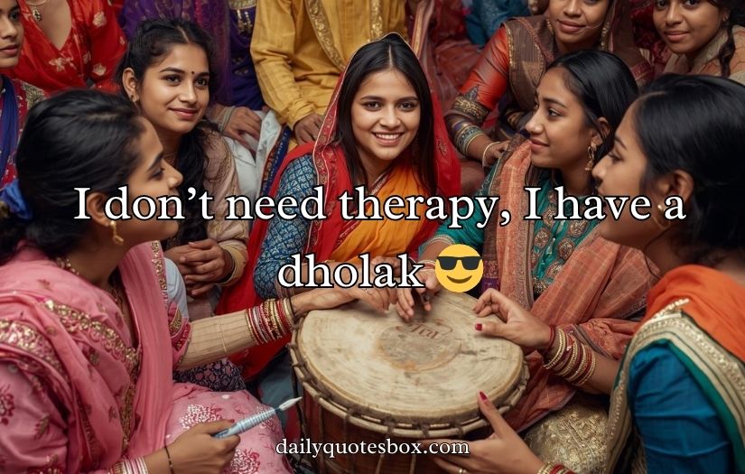 Dholak Caption for Instagram