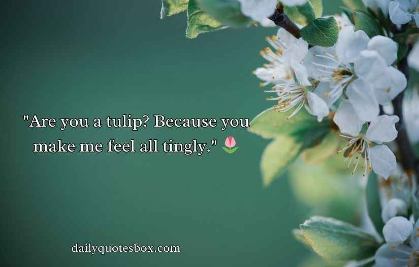 Flower Pick Up Lines