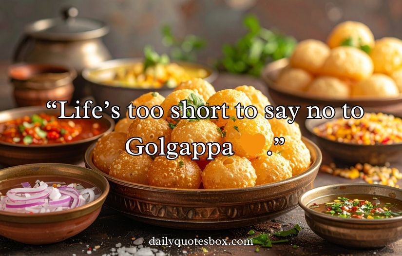 Pani Puri Captions For Instagram