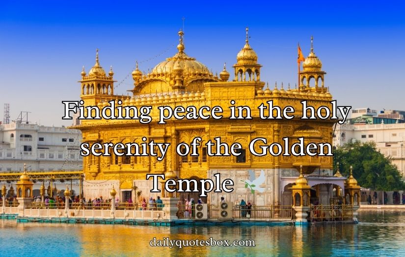 Golden Temple Captions