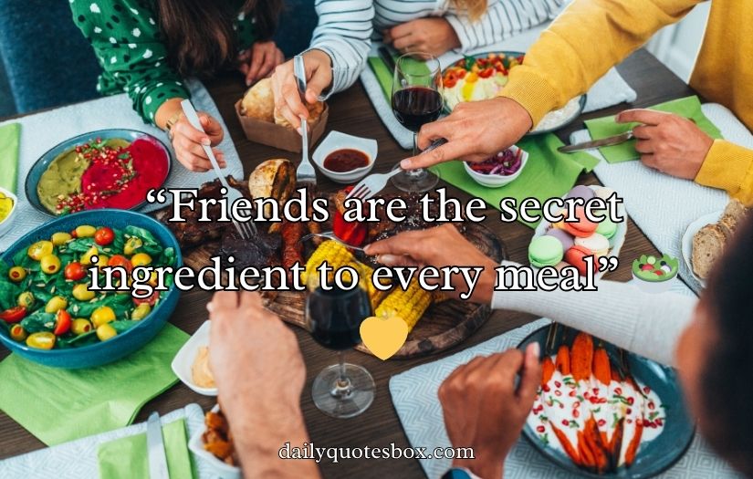 Lunch Captions with Friends