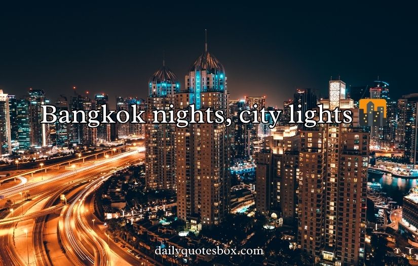 Thailand Captions For Instagram