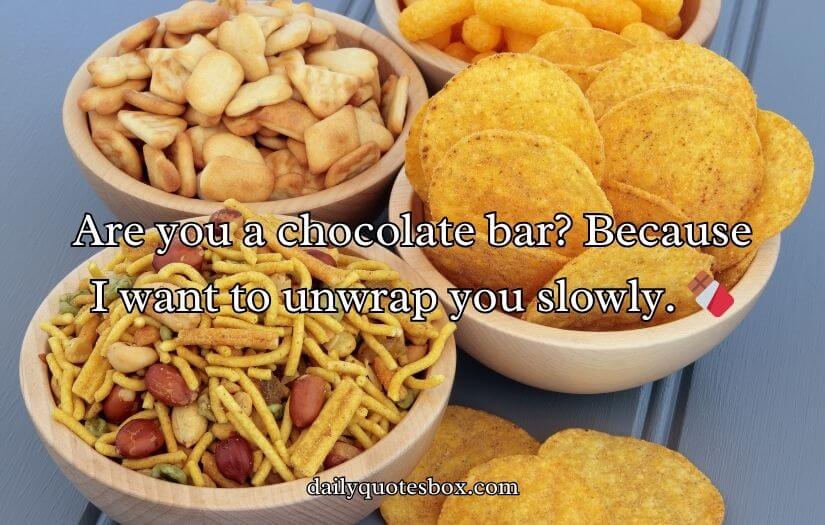 Best Snack Pick Up Lines