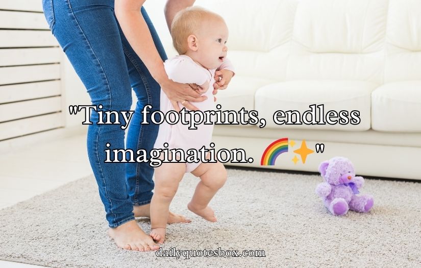 Baby First Walk Captions for Instagram