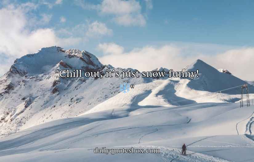 Snow Puns