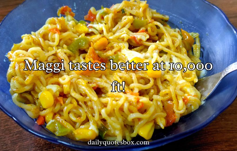 Maggi Captions For Instagram