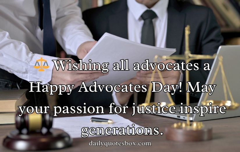 Happy Advocates Day Wishes Message