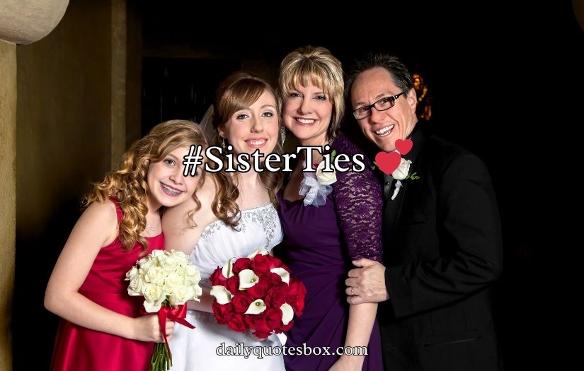 Sister Wedding Captions For Instagram