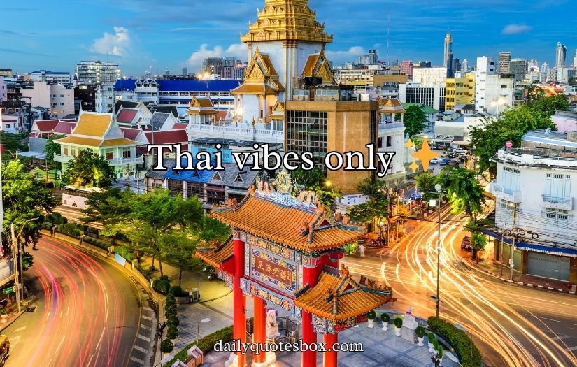 Thailand Captions For Instagram