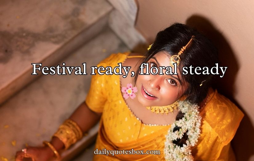 Gajra Captions Instagram