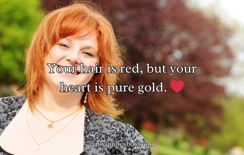 Redhead Pick-Up Lines