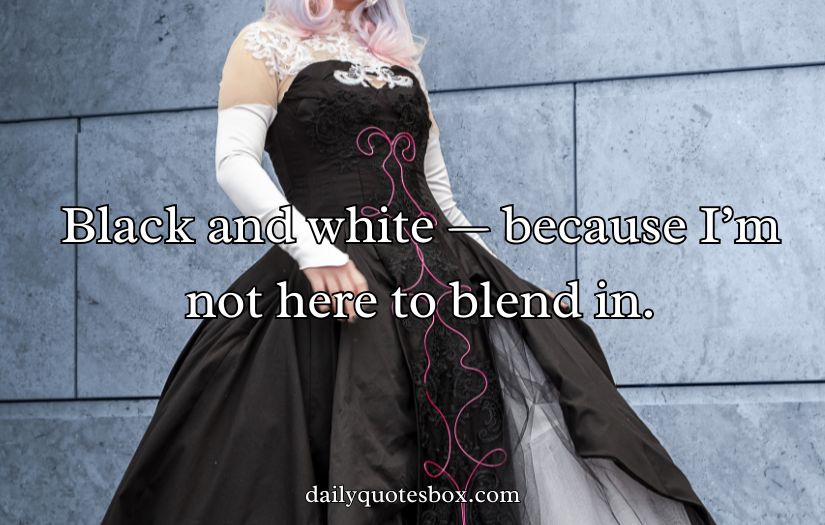 Black And White Instagram Captions