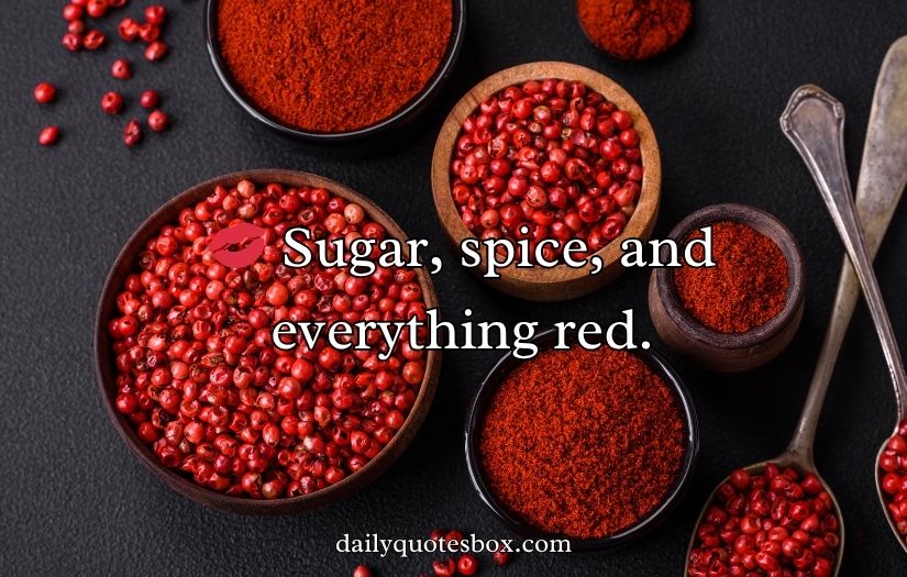 Red Dress Caption for Instagram