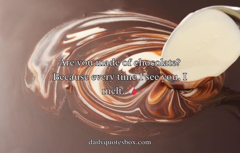 Chocolate Pick Up Lines