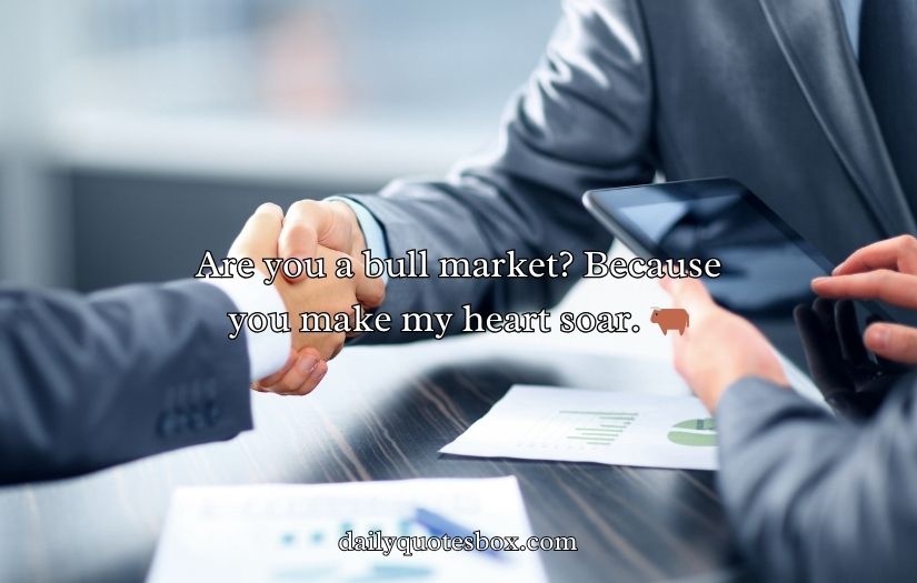 Finance Pick Up Lines