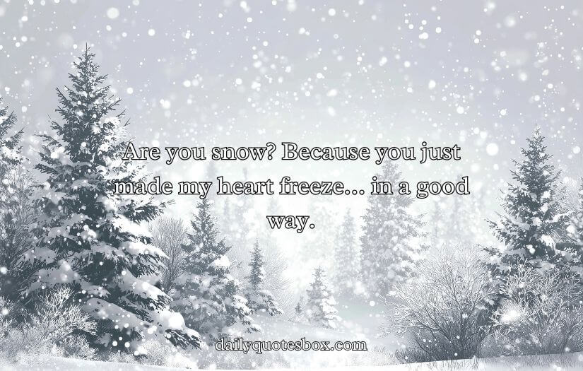 Weather Pick Up Lines