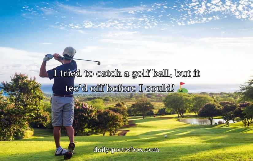 Golf Puns