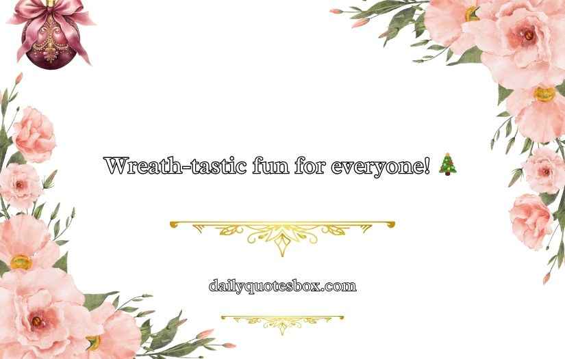 Christmas Wreath Puns