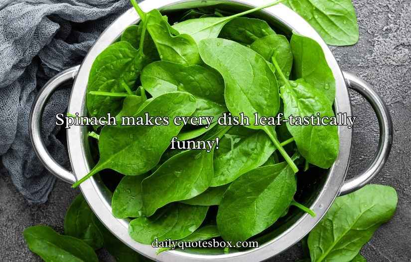 Spinach Puns